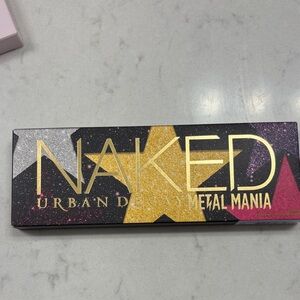 Urban Decay Naked Metal Mania Eyeshadow Palette - Gold, Silver, Pink, Black